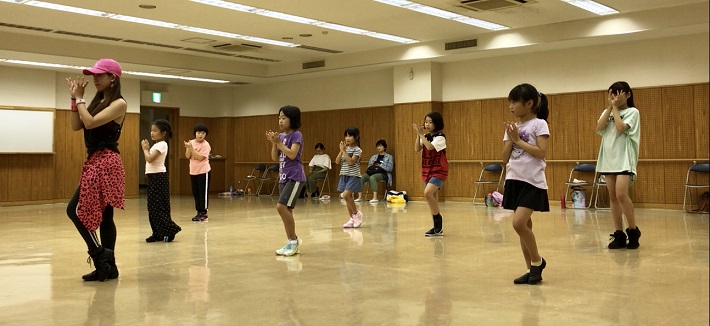 秋の健康フェスティバル2019キッズダンス