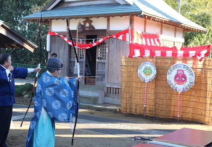 流山三社大神のオビシャ