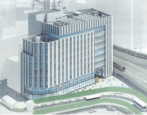千葉駅東口地区市街地再開発組が開発を進める複合商業施設(イメージ図)