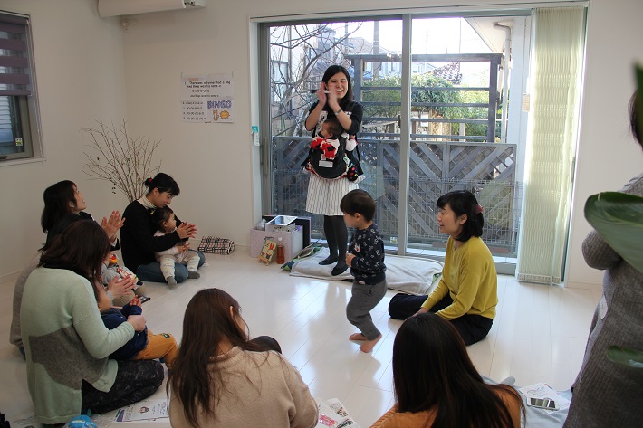 千葉県八千代市のレンタルスペース「My*Style」で開催した「ちいきラボ講座 0歳からのEnglish講座」