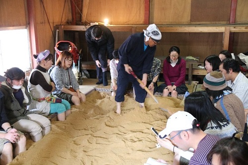 神崎酒蔵まつりでは発酵足湯などのイベントもたくさん