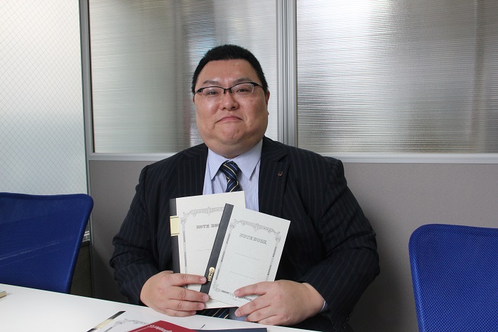 ツバメノート社長渡邉一弘さん