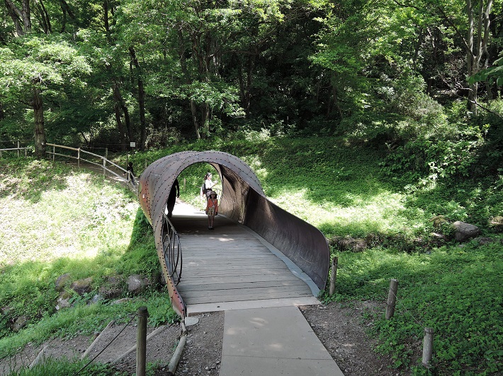 埼玉県飯能市のトーベ・ヤンソンあけぼの子どもの森公園のみはらし橋