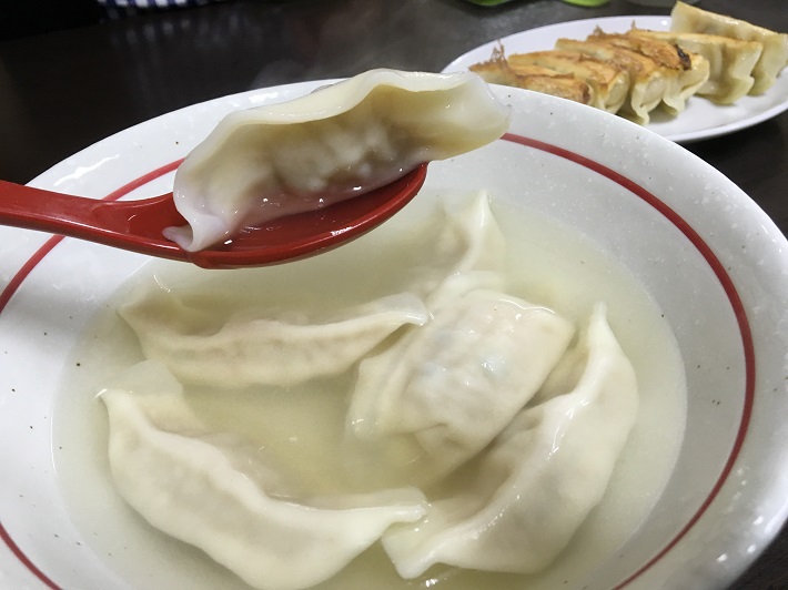 宇都宮餃子の老舗「香蘭」の水餃子