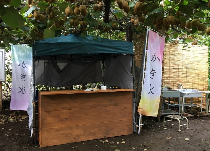 千葉県松戸市「初清園」ではかき氷の販売も