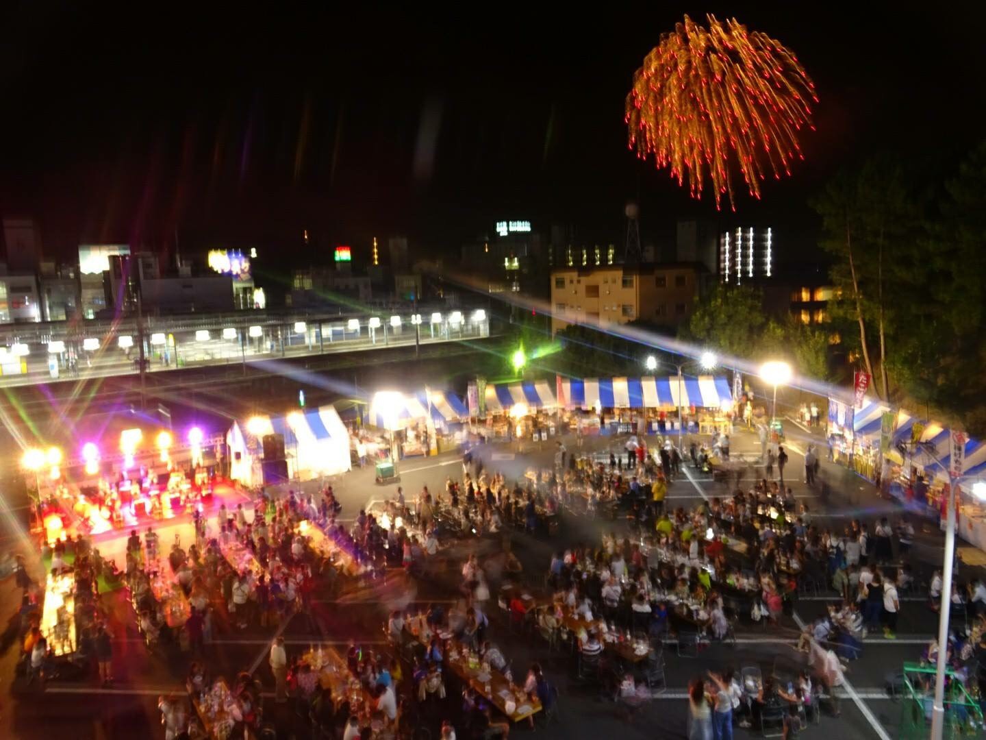 8日24日(金)、25日(土)に取手駅前で開催されるソニックガーデンは会場はたくさんの人でにぎわう
