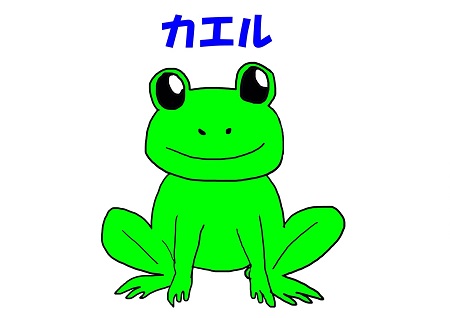 ママキッズヨガ カエルのポーズイメージ