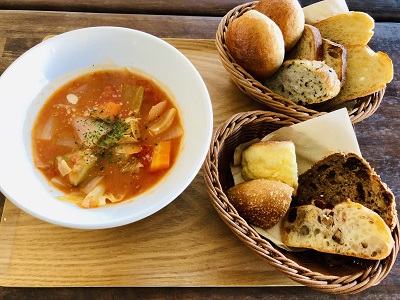 Bakery&Cafeつむぎ(ユーカリが丘)ミネストローネ