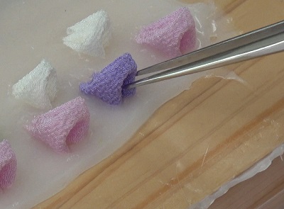 七五三の髪飾りとして人気のつまみ細工の作り方