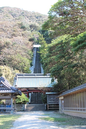 千葉県館山市 洲崎神社階段