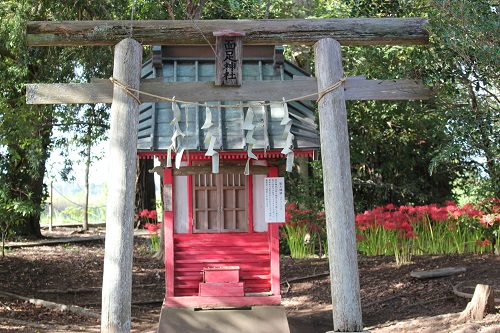白子神社の末社「面足神社」
