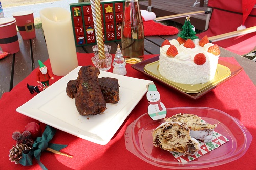おしゃれ冬キャンプ「クリスマス」メニュー