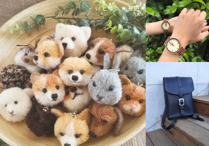 幕張ハンドメイドフェスタで展示販売されるハンドメイド作品