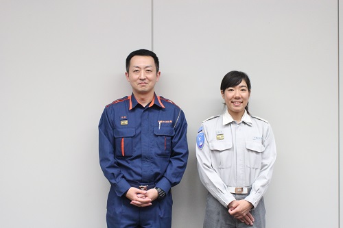 千葉市消防局救命救急士市原優さんと鈴木映美さん