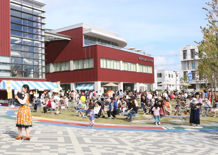 取手ウェルネスプラザと取手駅前で開催される「取手駅前にぎわいフェスタ」