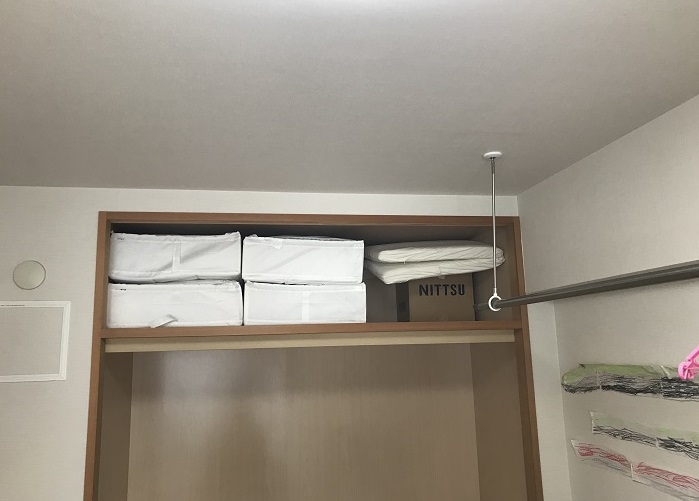 押入れ収納術 上の棚