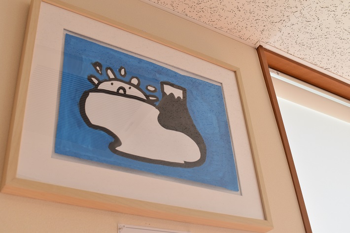 カフェピアミヤシキ 店内の絵