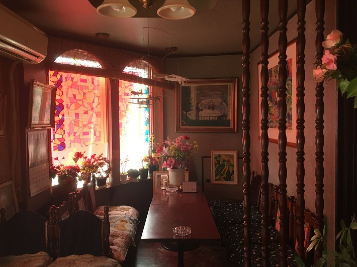 稲毛喫茶店 秋桜(コスモス) 店内