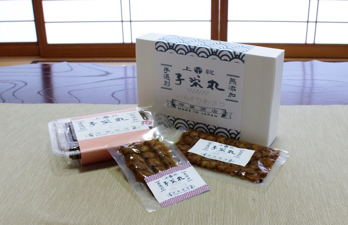 千葉のお土産、市原市時田商店「いろどりあさり」