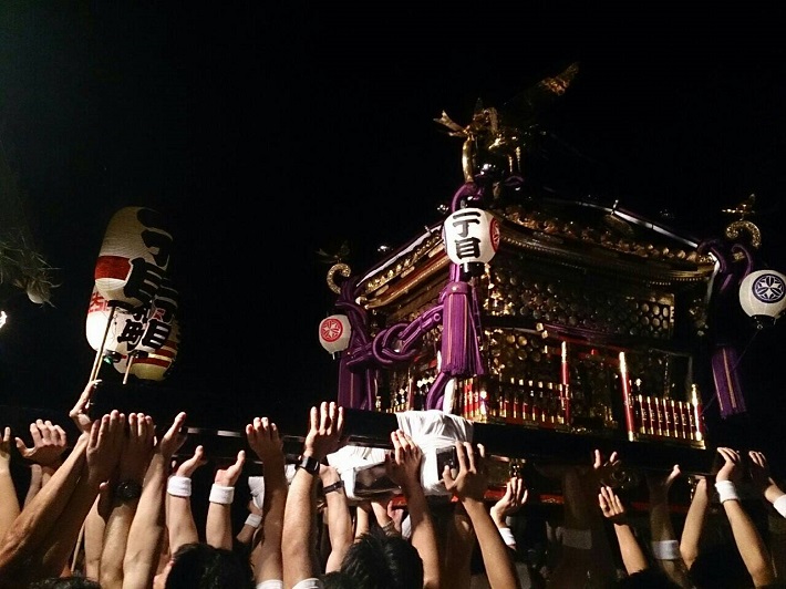 千葉県我孫子市で最も規模の大きい祭り「竹内神社例大祭」