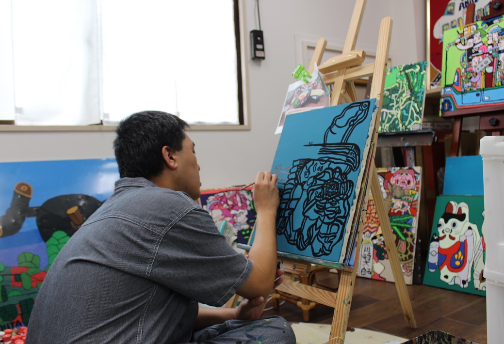 千葉市若葉区】アクリル絵画アーティスト Ryotaさん、個展も開催 千葉市若葉区】アクリル絵画アーティスト Ryotaさん、個展も開催